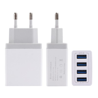 Universal 5.1A 4 usb ports EU UK US plug travel wall charger power adapter wall charge 4 port usb charger